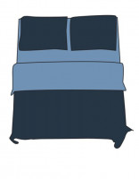 Soft Blue, Dark Blue