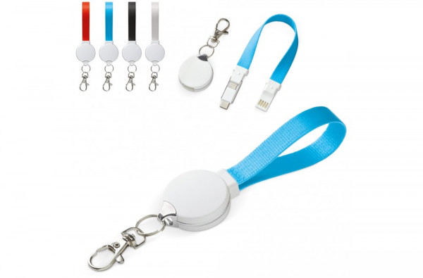 3 in 1-Ladekabel Schlüsselanhänger