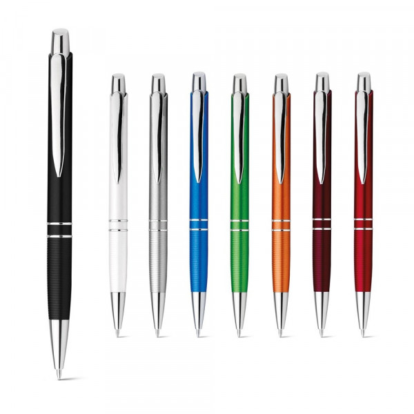 MARIETA PLASTIC. Kugelschreiber mit Clip aus Metall