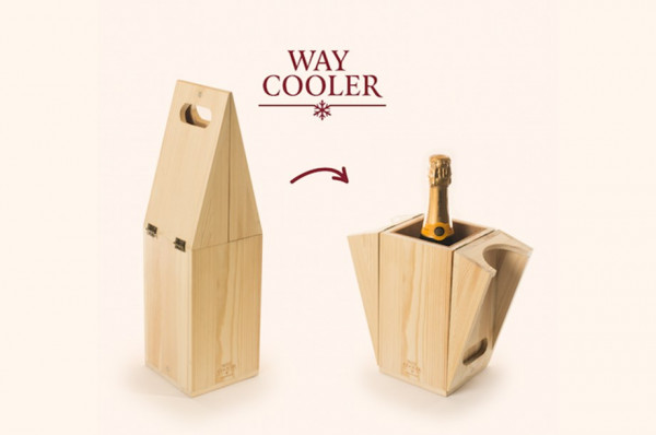 Rackpack Waycooler– Weingeschenkbox und Weinkühler in einem