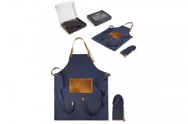BBQ-Schürze und -handschuh