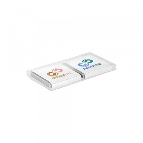 2 Schokoladentäfelchen in Kunststoff Box