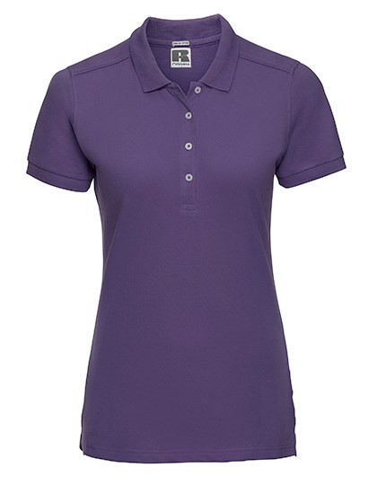 Russell Ladies` Fitted Stretch Polo