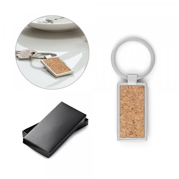 RALDIC. Schlüsselanhänger aus Kork und Metall