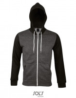 Charcoal Grey Melange, Black