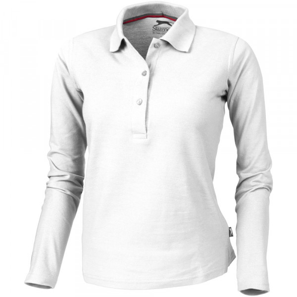 Point langärmliges Poloshirt für Damen