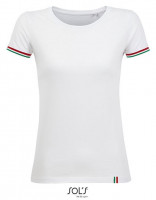 White, Kelly Green (Striped)