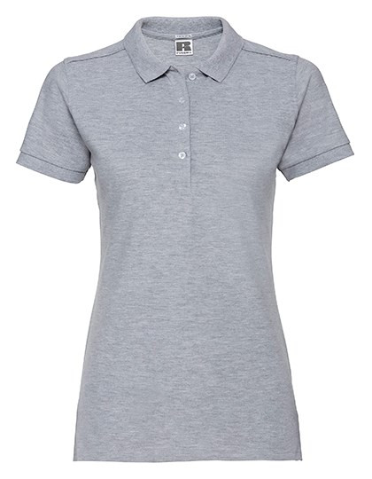 Russell Ladies` Fitted Stretch Polo