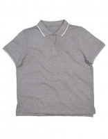 Heather Grey Melange, White