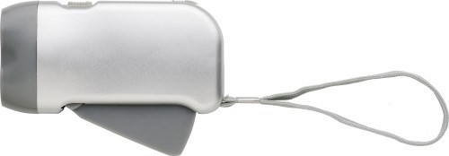 LED-Dynamotaschenlampe 'Mission' aus Kunststoff