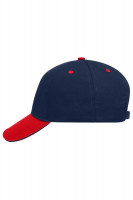 Navy/red/navy (ca. Pantone 2965C/186C/296C)