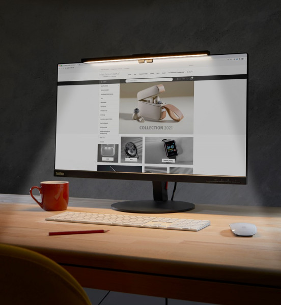 USB Monitorlampe für helles und sparsames Arbeiten in Büro und Homeoffice