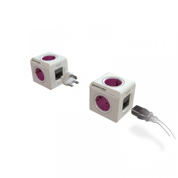PowerCube Rewirable Duo USB + 3 PLUGS + IEC SCHUKO CABLE