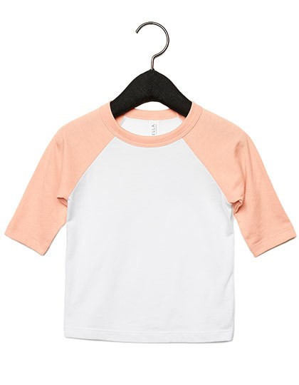 Canvas Toddler 3/4 Sleeve Baseball Tee