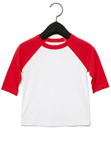 Canvas Toddler 3/4 Sleeve Baseball Tee