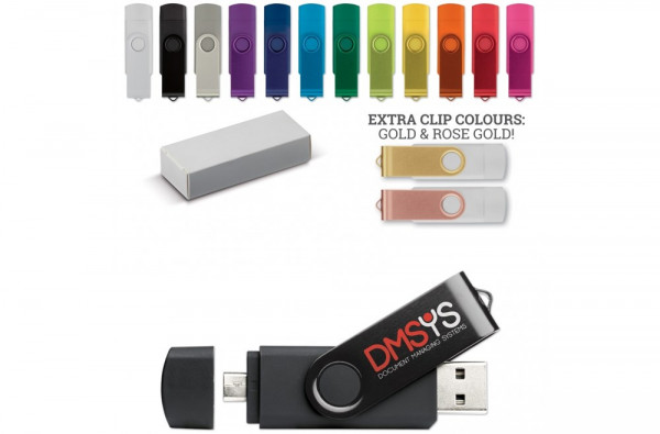 16GB USB-Stick Twister, USB 2.0, OTG