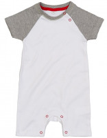 White, Heather Grey Melange, Red