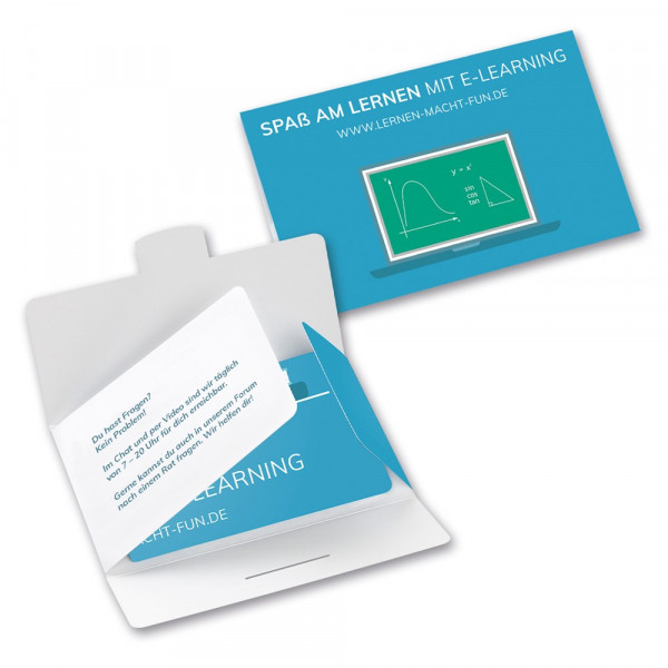 POLYCLEAN rPET Displaytuch 18x15 cm im Papieretui, All-Inclusive-Paket