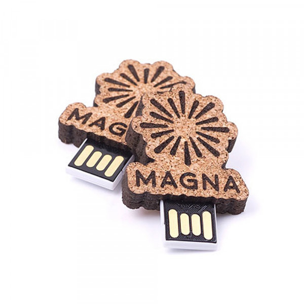 USB Stick Eigendesign 2D (FSC® zertifiziert) (Kork)