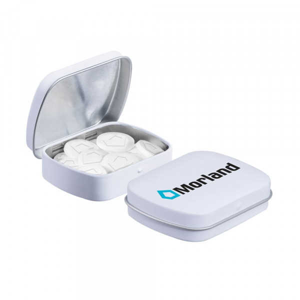 Mini Cappdeckeldose Logo Pfefferminz