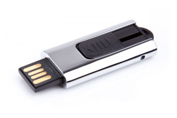 USB Stick Metall Slide 512 MB