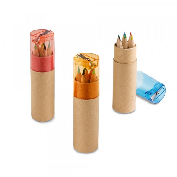 ROLS. Buntstift Schachtel mit 6 Buntstiften
