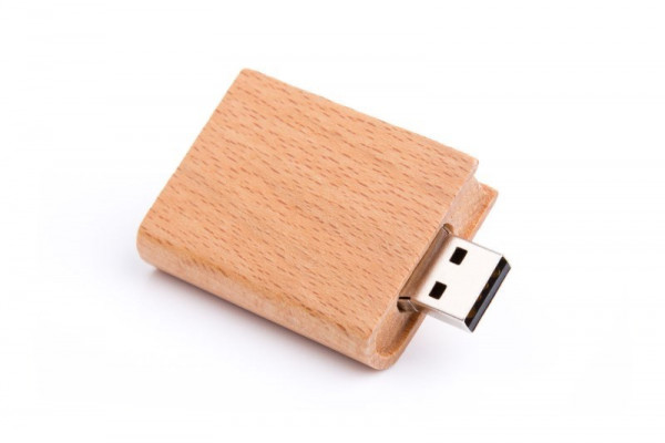 USB Stick Wood Book 512 MB