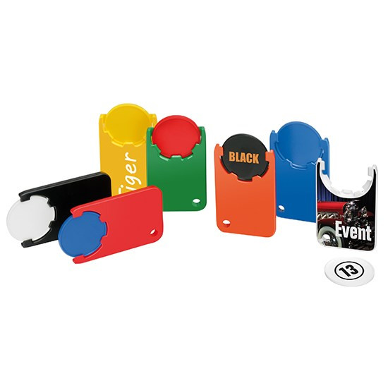 Chiphalter mit 1€-Chip