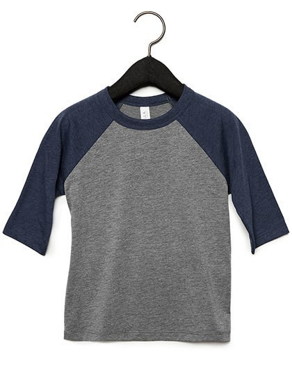 Canvas Toddler 3/4 Sleeve Baseball Tee