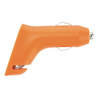 orange, silber (± PMS 1505/428)