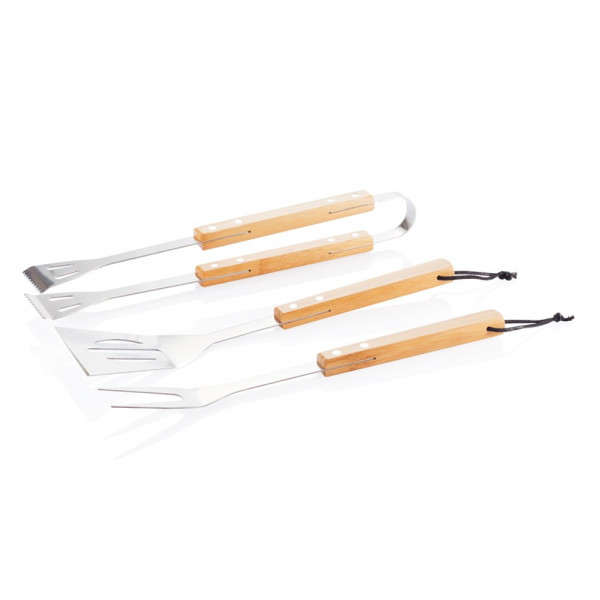 3tgl. Bambus Grillset