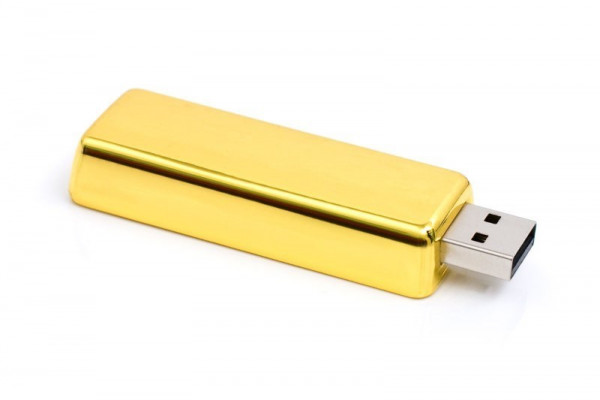 USB Stick Goldbarren 512 MB