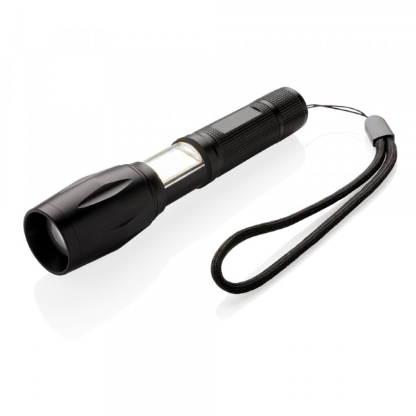 10W fokussierbare CREE Taschenlampe mit COB