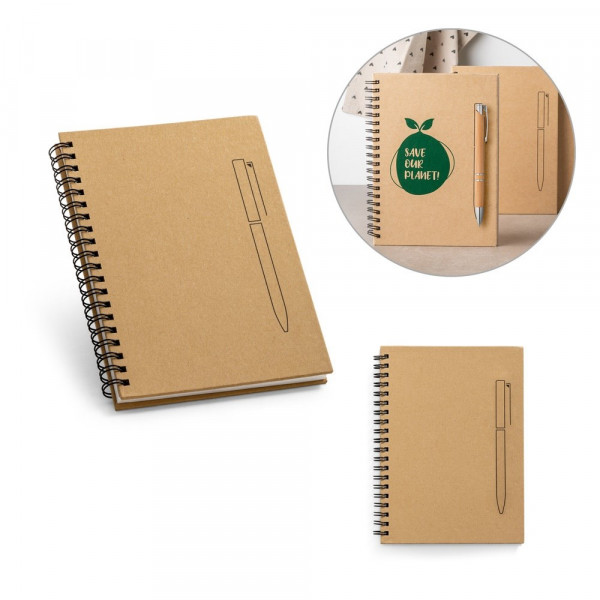 ROCK. B6 Umweltfreundlichers Notizbuch