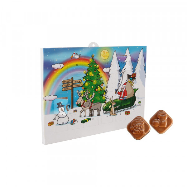 Cassischer A5 Adventskalender mit Standard Motiv
