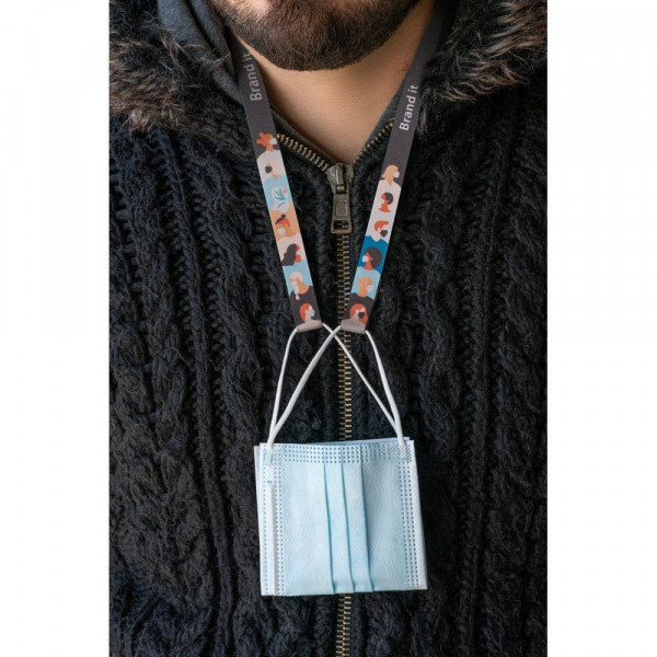 Sublimation RPet Mask Holder Duo Set. Standardmodelle