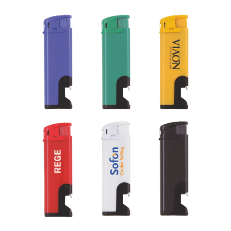 Elektronisches Feuerzeug Flaschenöffner