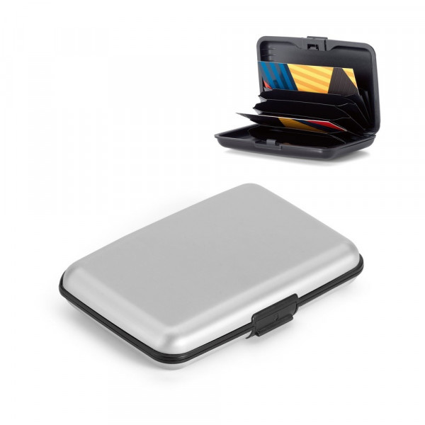 BRONI. Kartenetui aus Aluminium