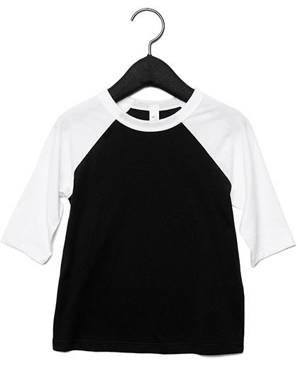 Canvas Toddler 3/4 Sleeve Baseball Tee
