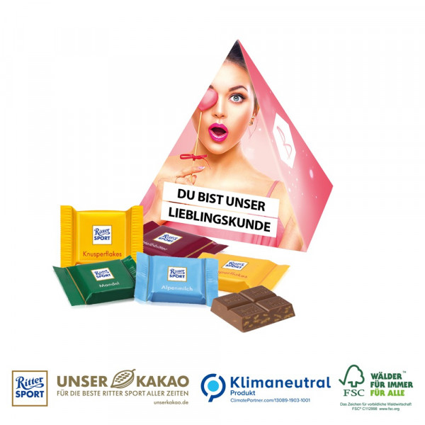 Werbe-Pyramide, Klimaneutral, FSC®