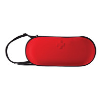 rot, schwarz (± PMS 200/30)