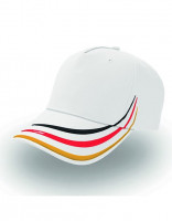 White, Black, Red, Gold