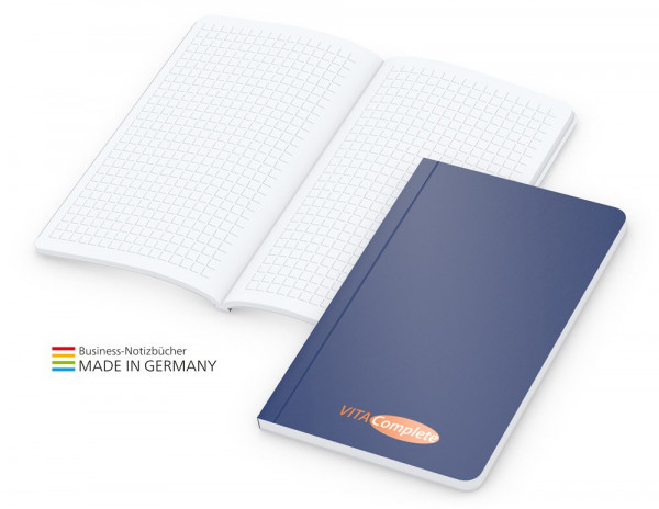 Notizbuch Copy-Book White Bestseller, Siebdruck-Digital