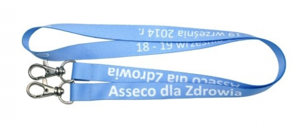 Schlüsselband mit 2 Karabinerhaken