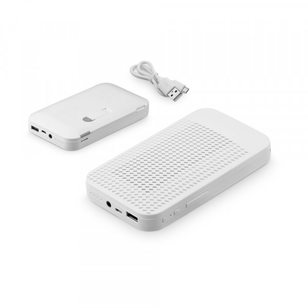 FUSION. Powerbank mit Lautschprecher