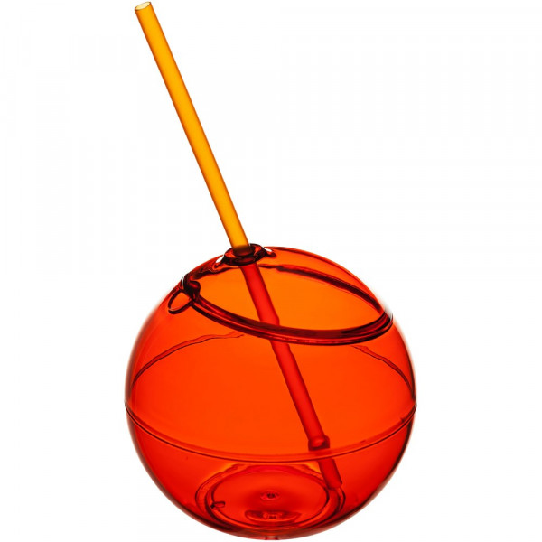 Fiesta 580 ml Trinkball und Strohhalm