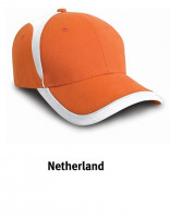 Netherland Orange, White