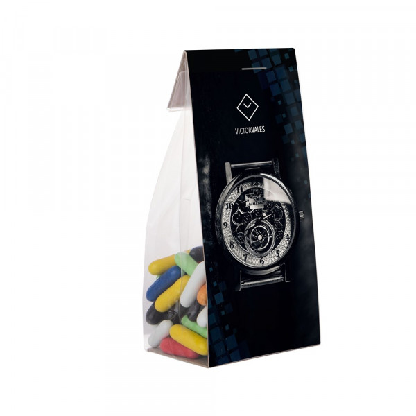 Mini Tüte mit Karte, mit 100 Gramm Süssigkeiten