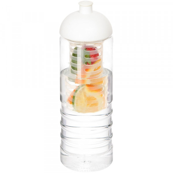 H2O Treble 750 ml Flasche mit Kuppeldeckel und Infusor