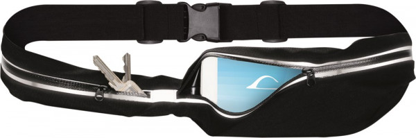 Bauchtasche mit zwei Fächern, Reflektor und Reissverschluss